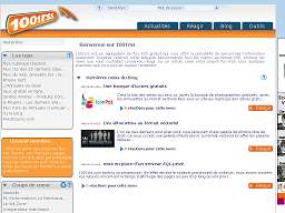 Capture d'écran de 1001RSS en 2009